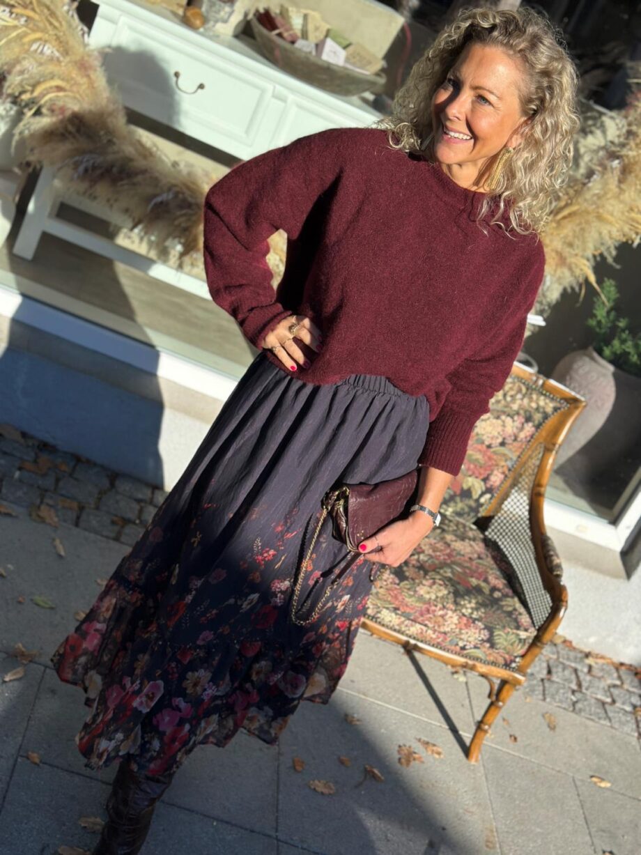 YAS Romantica Long Skirt