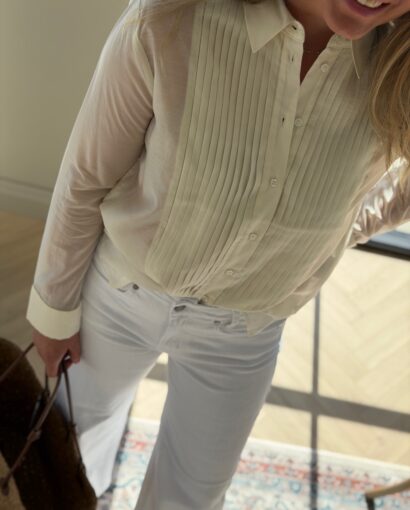 Selected Femme Iris Relaxed Shirt Angora – Skjorte i Tencel