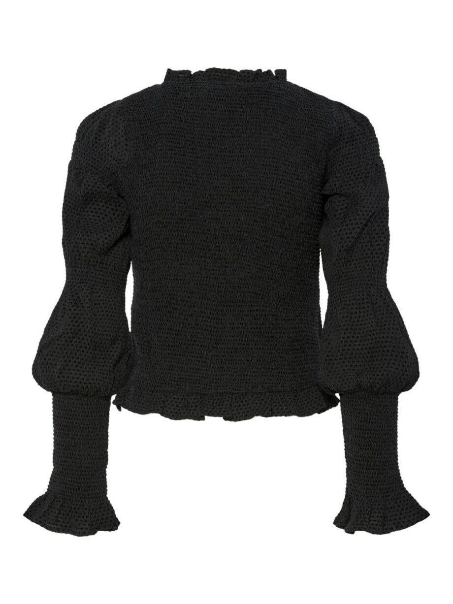 YAS Pira Smock Top Black