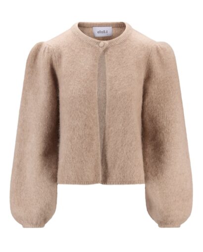 Ella & il Amelia Chunky Cardigan Hazel Beige
