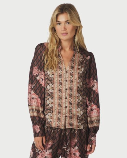 Neo Noir Massima Botanical Border Blouse