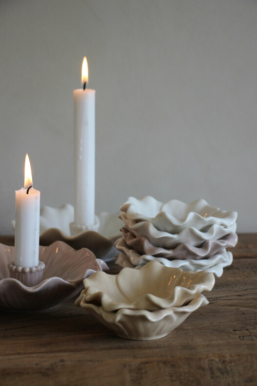 Majas Cottage Blomstra Skål Hvit