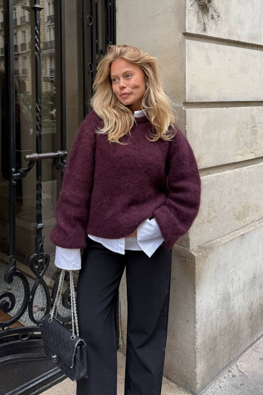 BY IC Ida Pullover Boprdeaux