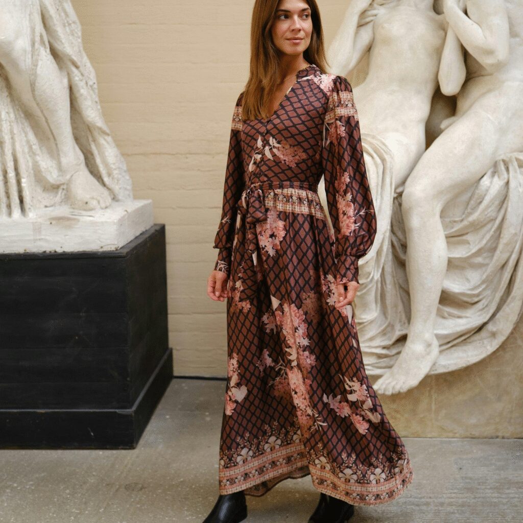 Neo Noir Nova Botanical Dress