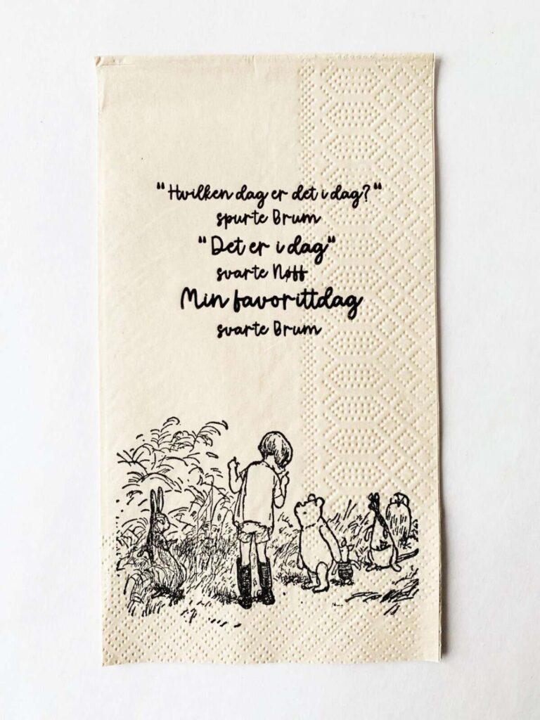 Trend Design Servietter “Min Favorittdag”