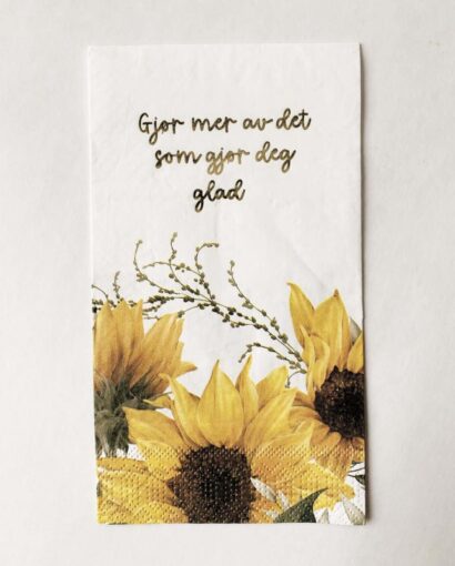 Trend Design Servietter "..det som gjør deg godt"