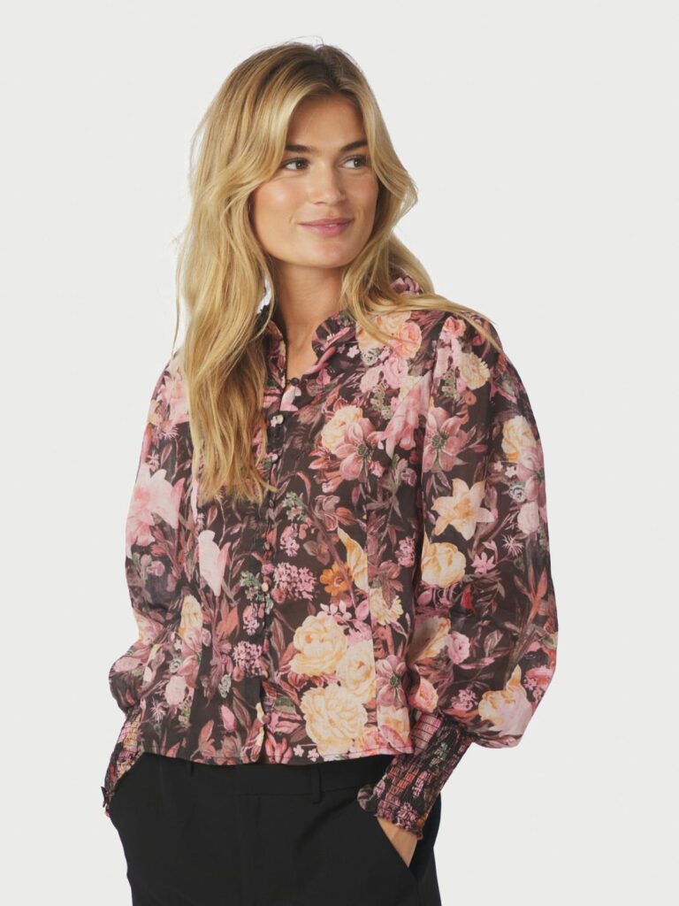 Neo Noir Gilda Big Flower Blouse