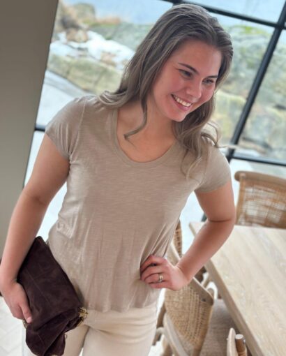 American Vintage T- Shirt Droit Jac48