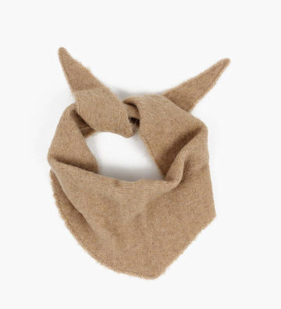 Nohr Mohair Triangle Scarf Beige