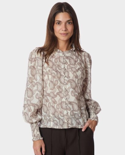 Neo Noir Gilda Soft Paisley Blouse