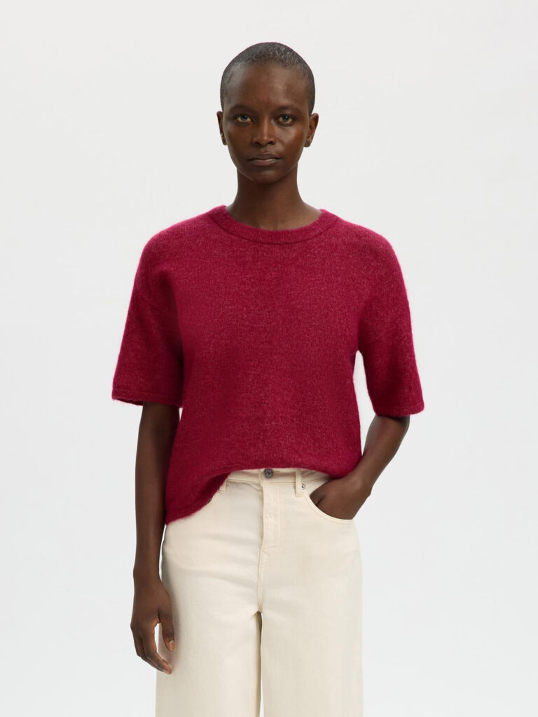 Selected Lulu 2/4 Knit Anemone