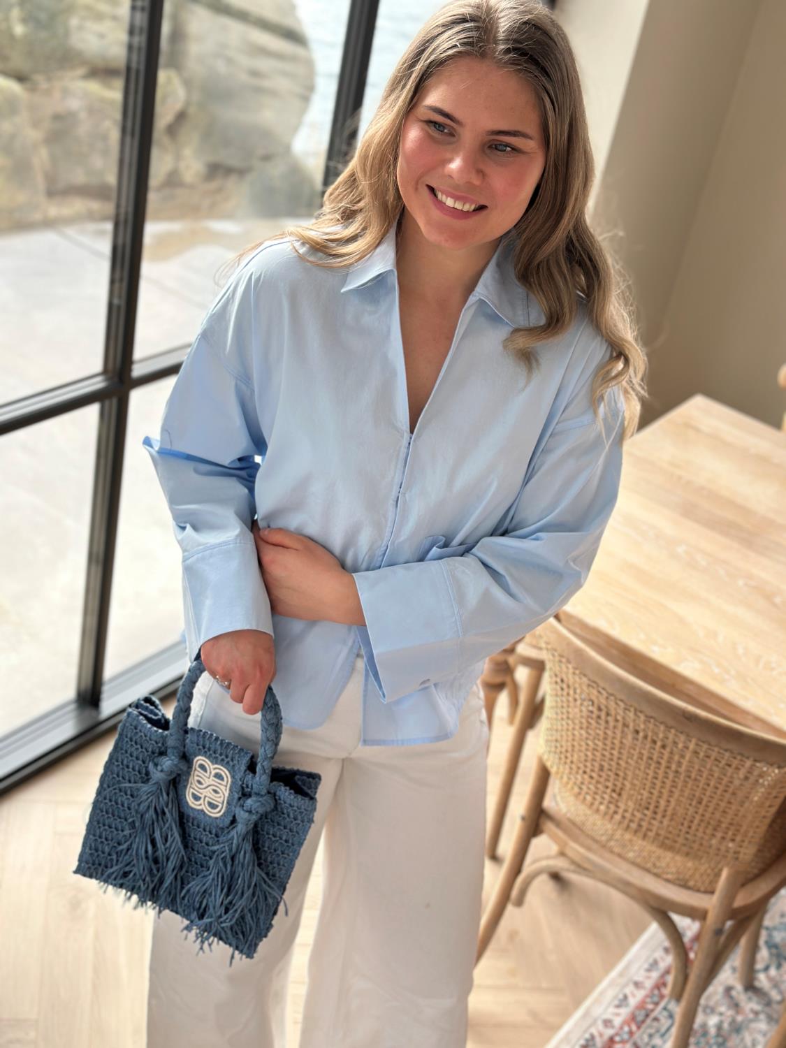 My Essential Wardrobe Sunna Boxy Short Shirt