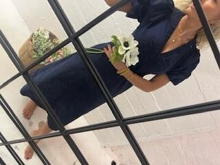 Neo Noir Illana Poplin Dress Navy