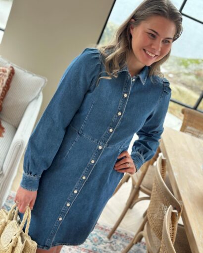 Selected Femme Runa Short Denim Dress