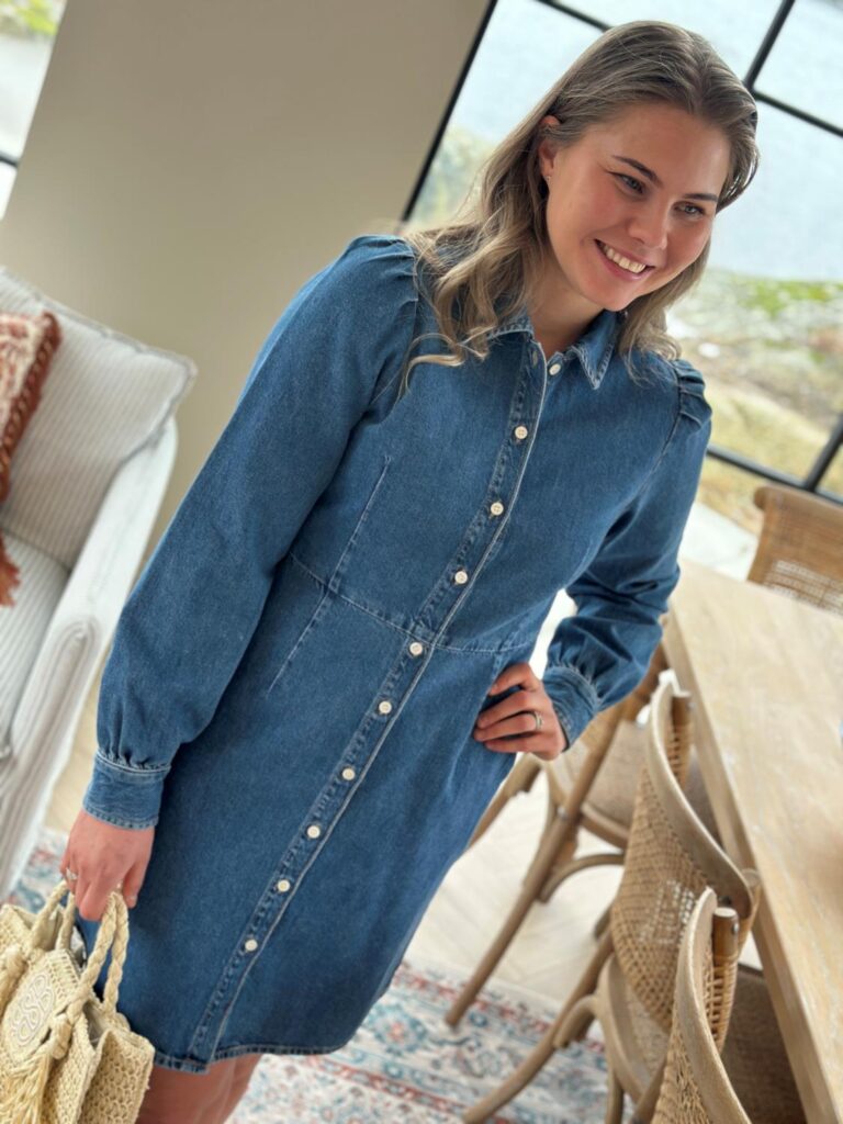 Selected Femme Runa Short Denim Dress