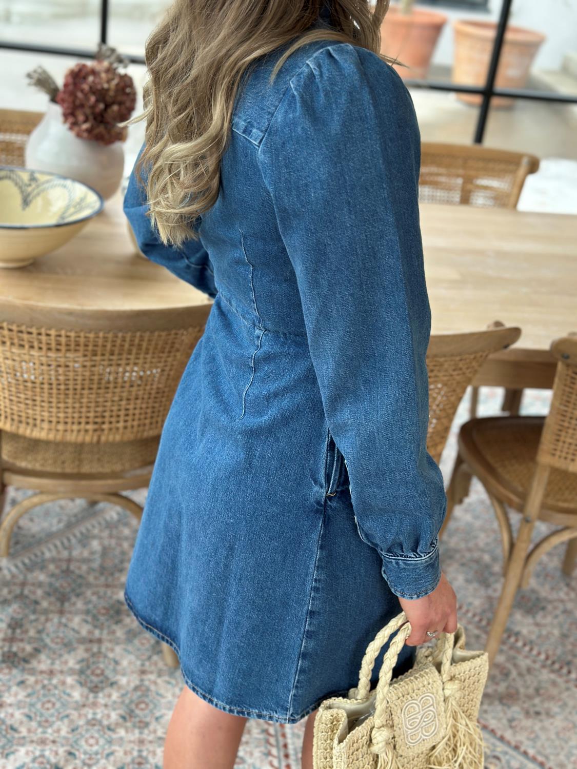 Selected Femme Runa Short Denim Dress