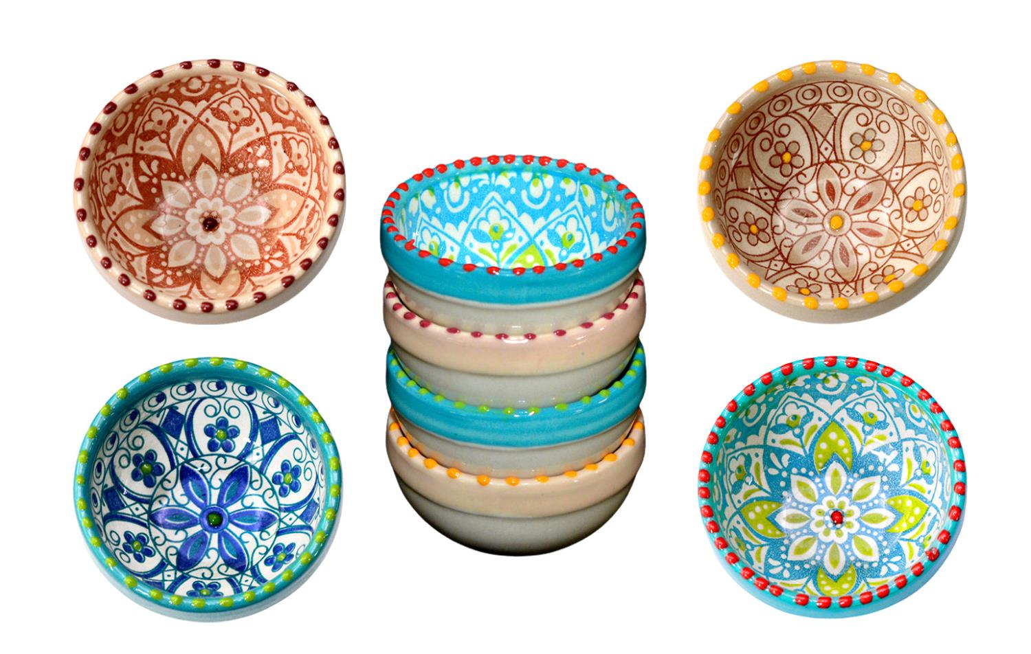 Spliid Aris Tapas Bowl Mini Ø9 Rødprikket