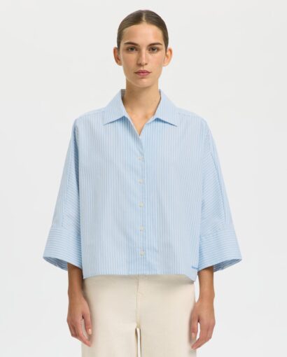 Selected Femme Ester Oversize 3/4 Shirt