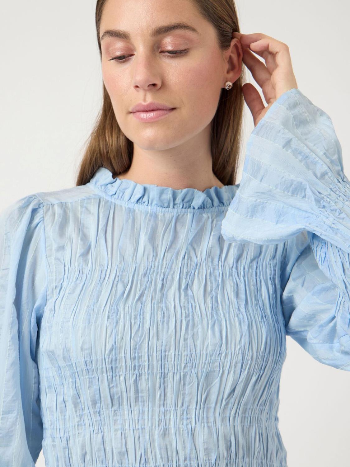 YAS Rava Smock Top Skyway