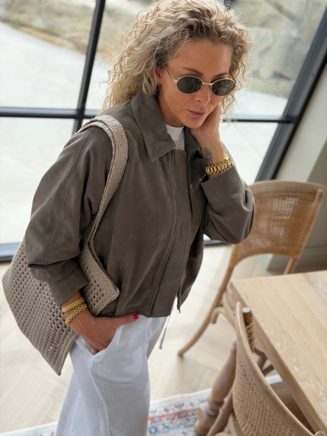 My Essential Wardrobe Petra Bomber Jacket – Skinnjakke i moderne bomberstil