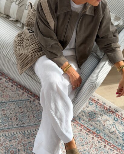 My Essential Wardrobe Petra Bomber Jacket – Skinnjakke i moderne bomberstil