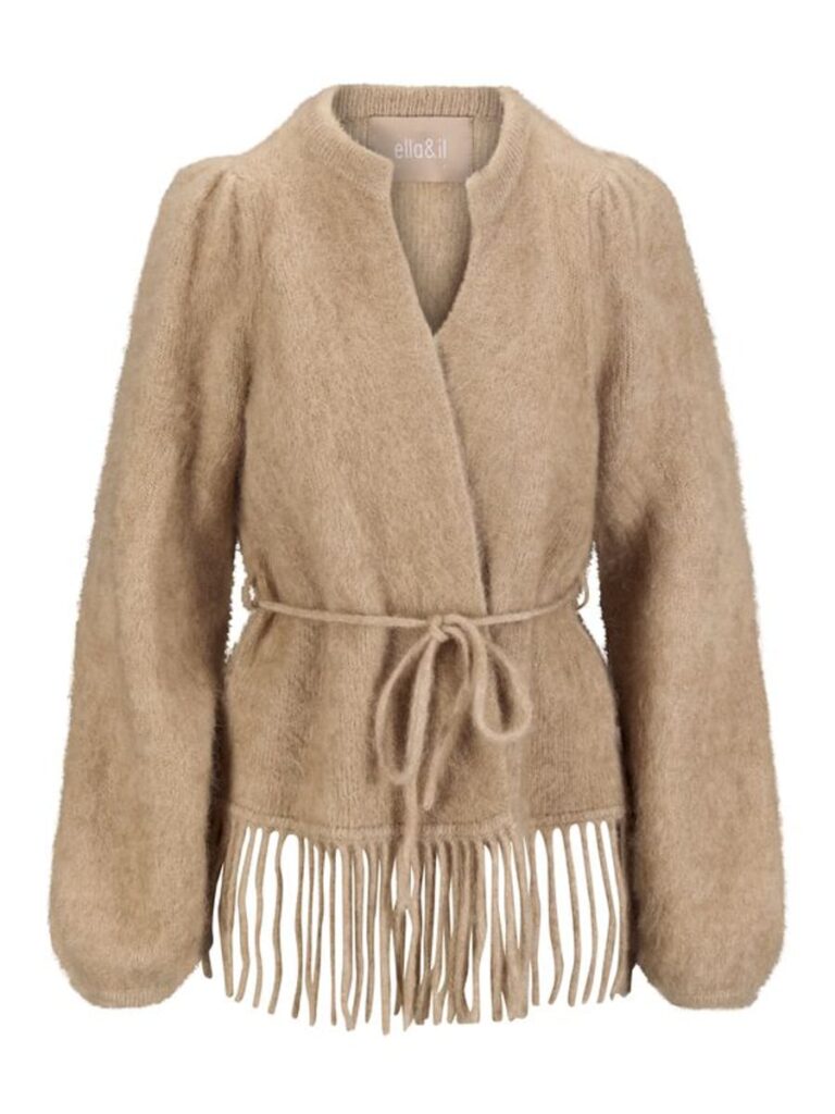 Ella & il Fidele Chunky Cardigan Hazel Beige