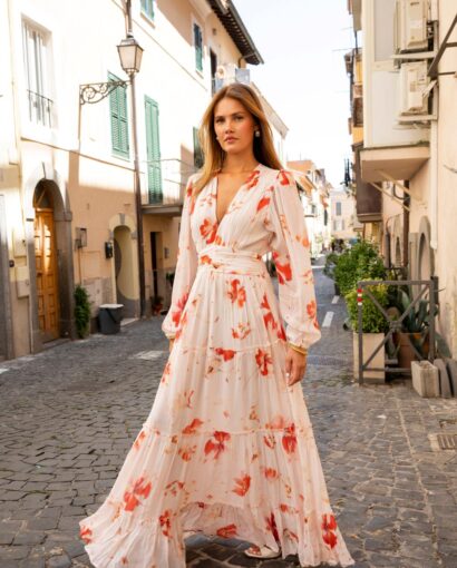 Miss Maya Noor Maxi Dress Rose Bloom