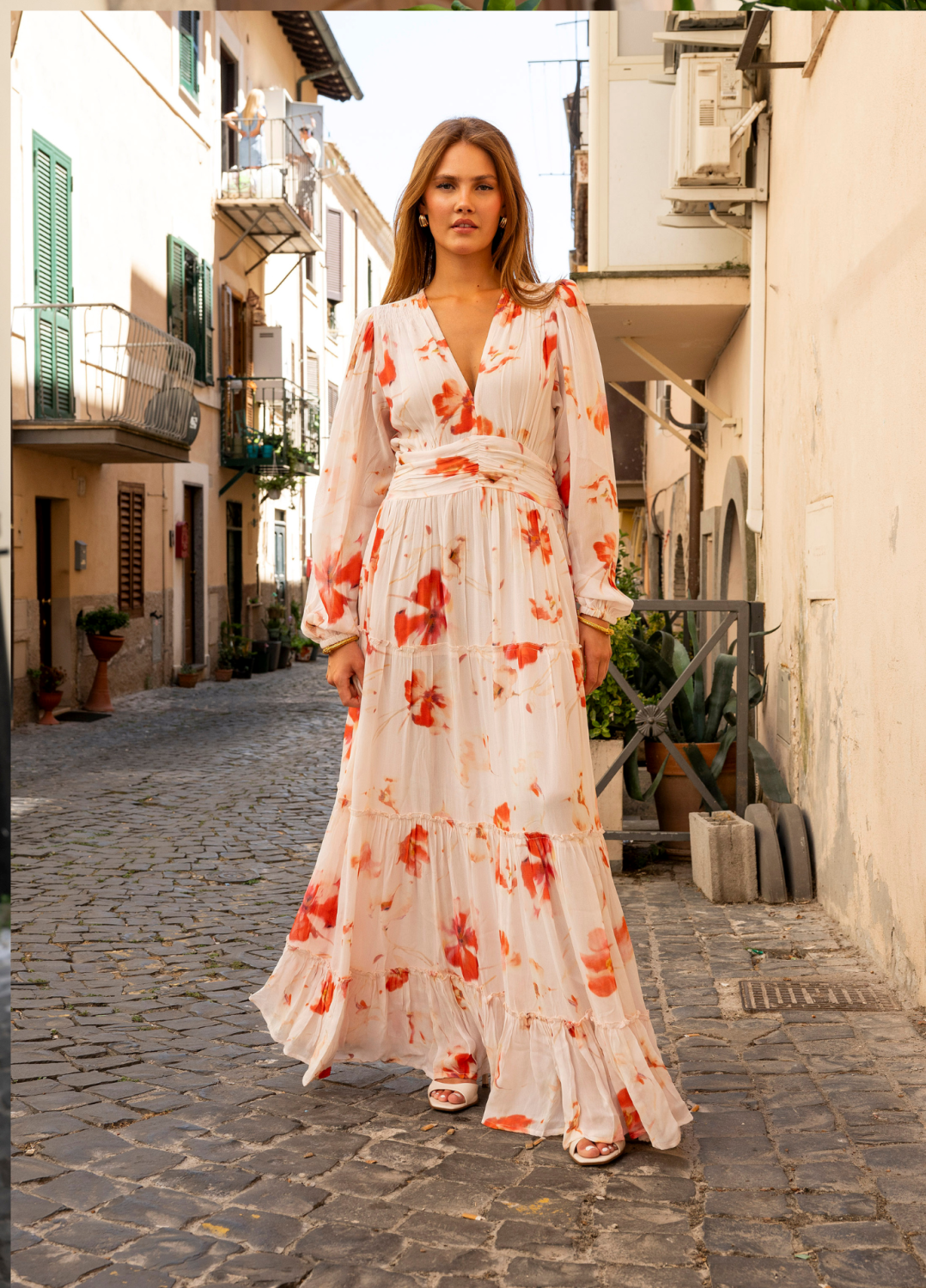 Miss Maya Noor Maxi Dress Rose Bloom
