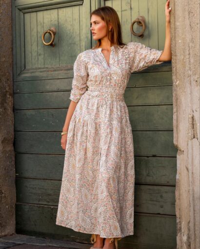 MissMaya Fabienne Dress Pink Garden