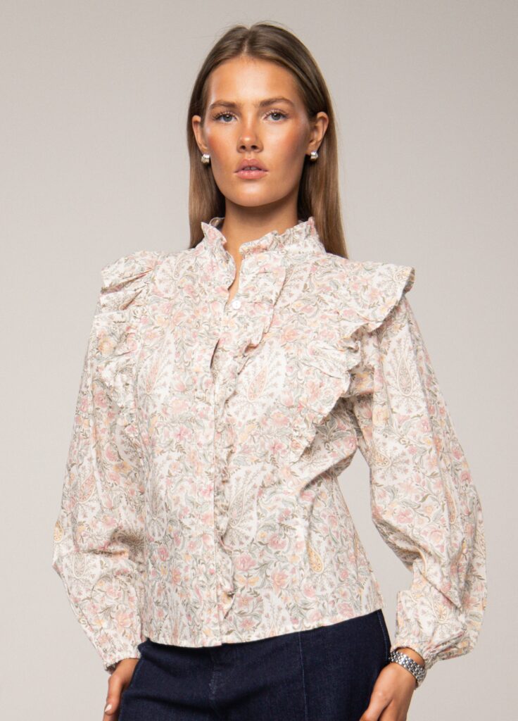 MissMaya Blouse Pink Garden