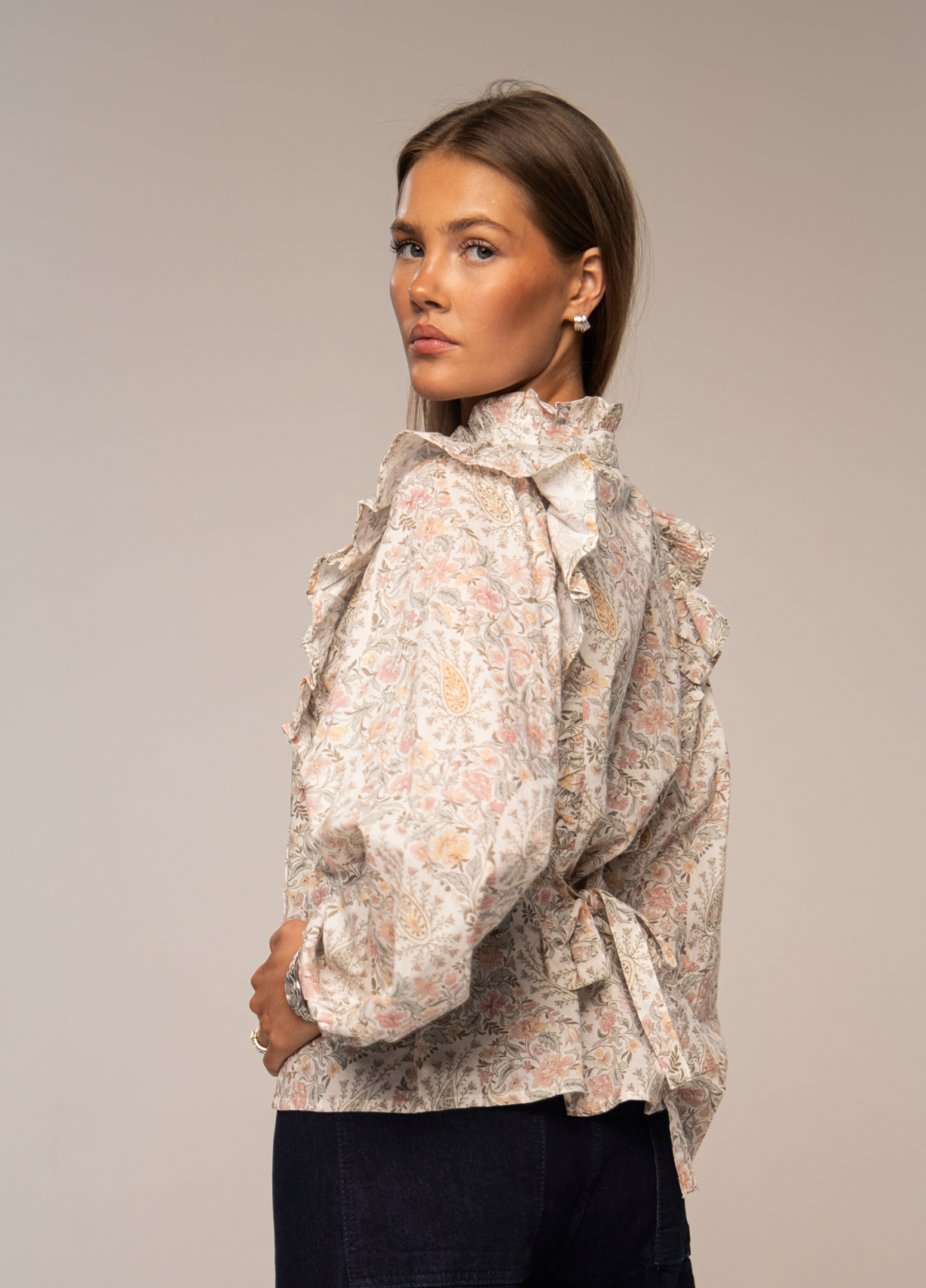 MissMaya Blouse Pink Garden