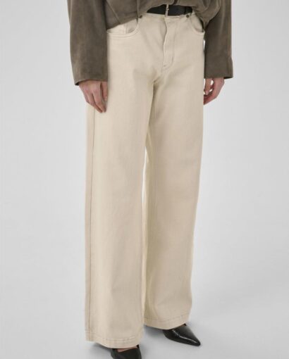 My Essential Wardrobe Louis High Wide Oatmeal 30"