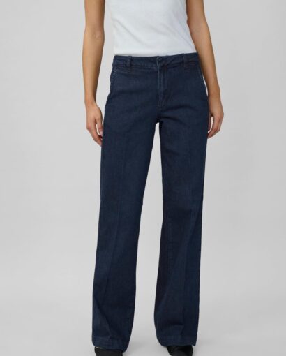 My Essential Wardrobe The lara Pant 115 Dark Blue Wash