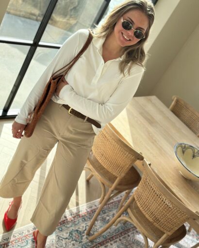 My Essential Wardrobe Cindy Pants Feather Beige