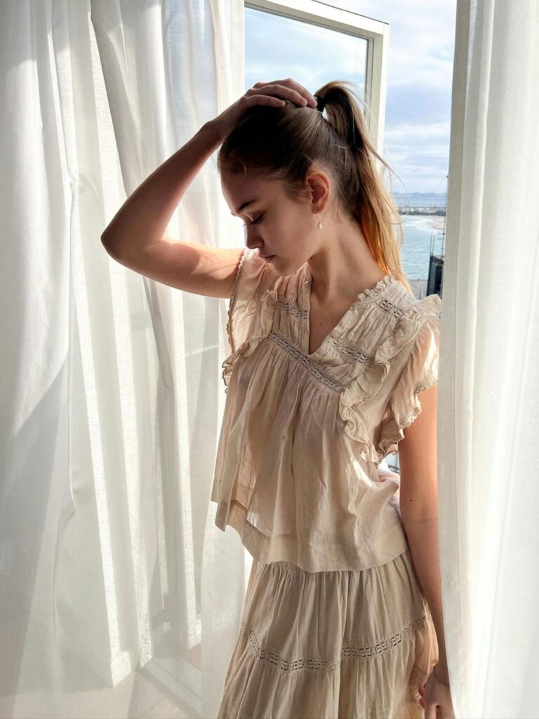 Neo Noir Jayla Voile Top