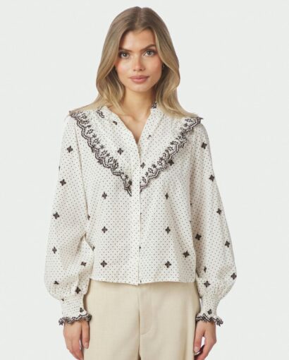 Neo Noir Degas Dot Blouse