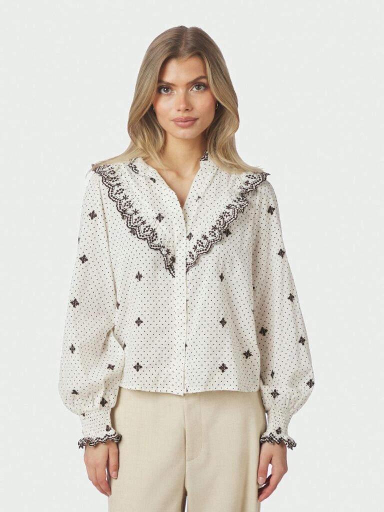 Neo Noir Degas Dot Blouse