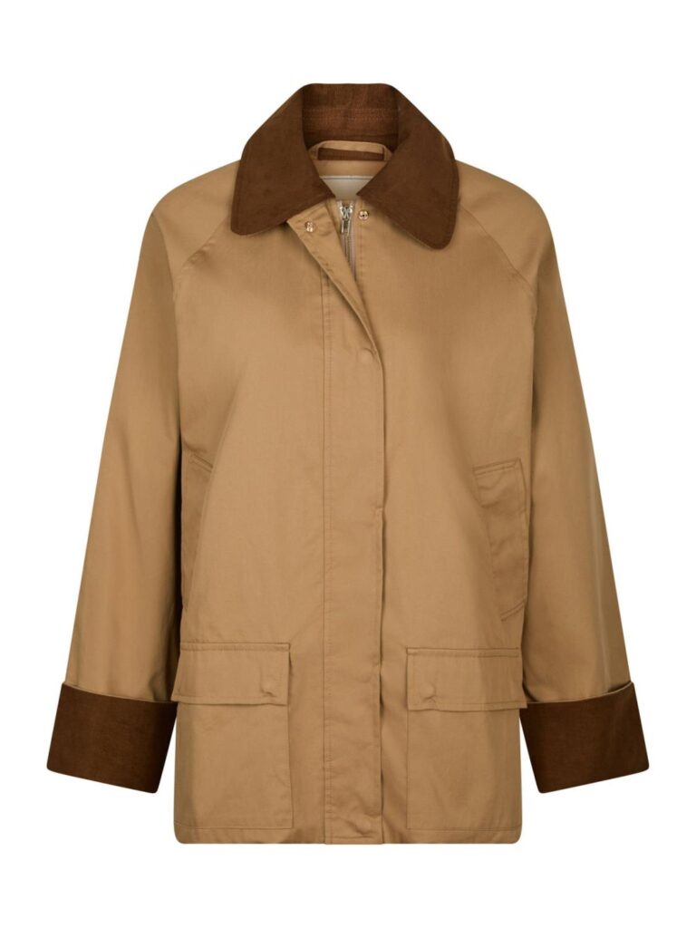 Neo Noir Anastacia Cord Jacket Dark Tan