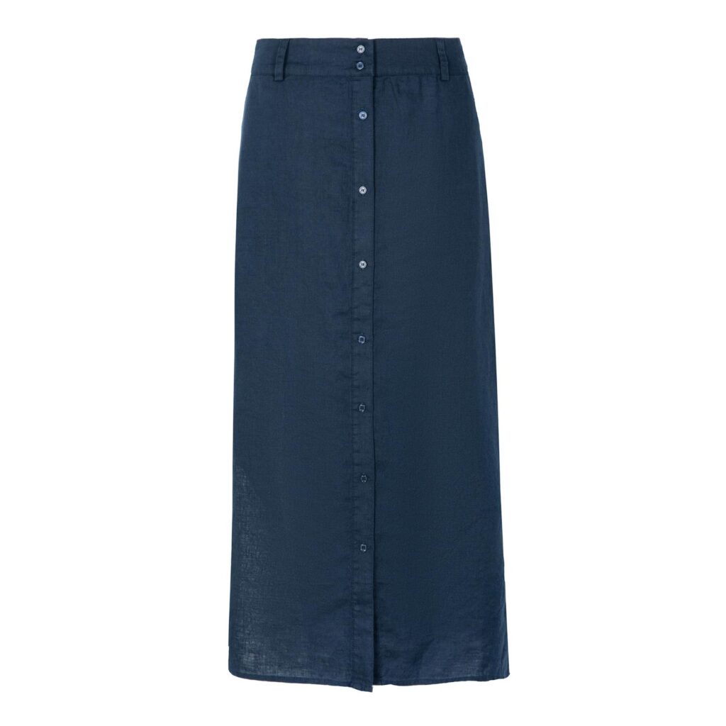Close To My Heart Lydia Midi Skirt Navy