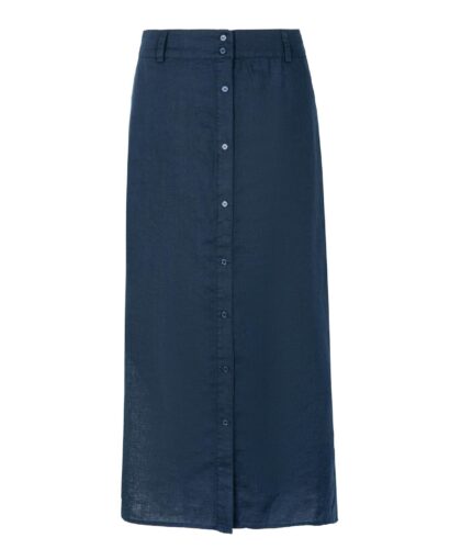 Close To My Heart Lydia Midi Skirt Navy