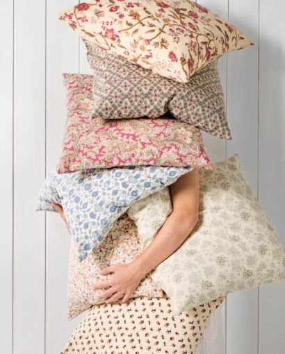 Ib Laursen Pute Ariana Lilla Bringebær 50x50