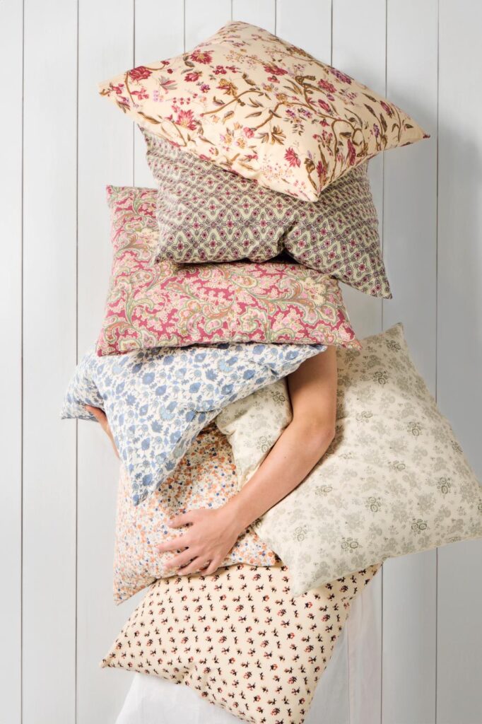 Ib Laursen Pute Ariana Lilla Bringebær 50×50