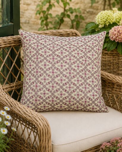 IB Laursen Liberty Pute Ariana Lilla Bringebær – 50x50 cm