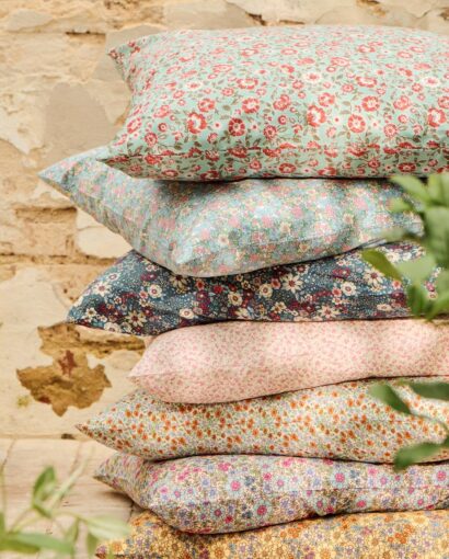 Ib Laursen Pute Blomster Blå