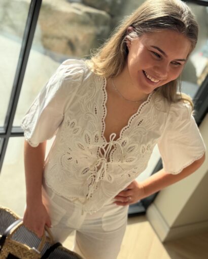 Scarlett Poppies Vinetta Top Papyrus