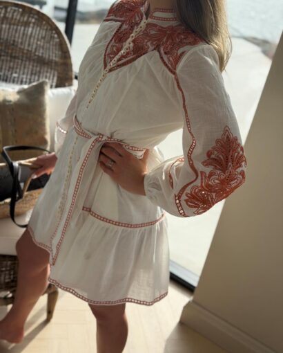 Scarlett Poppies Verena Dress Burnt Orange