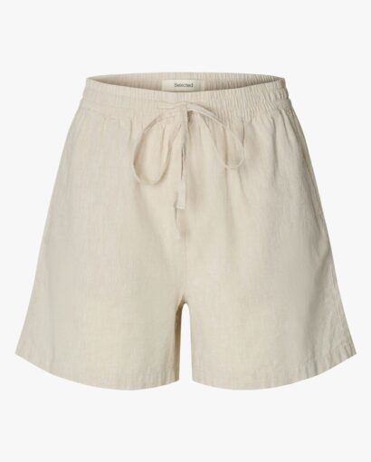 Selected Femme Luisa-Linnie Linen Blend Shorts Sandshell