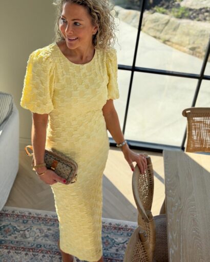 Y.A.S MiaMaja Long Dress Celeb Midi Kjole Gul