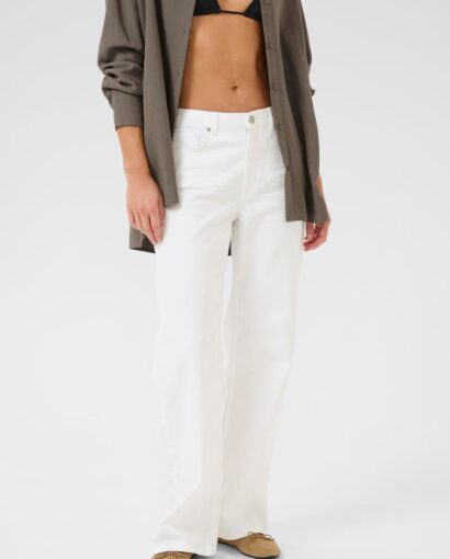 My Essential Wardrobe The Louis High Wide Bright White "30