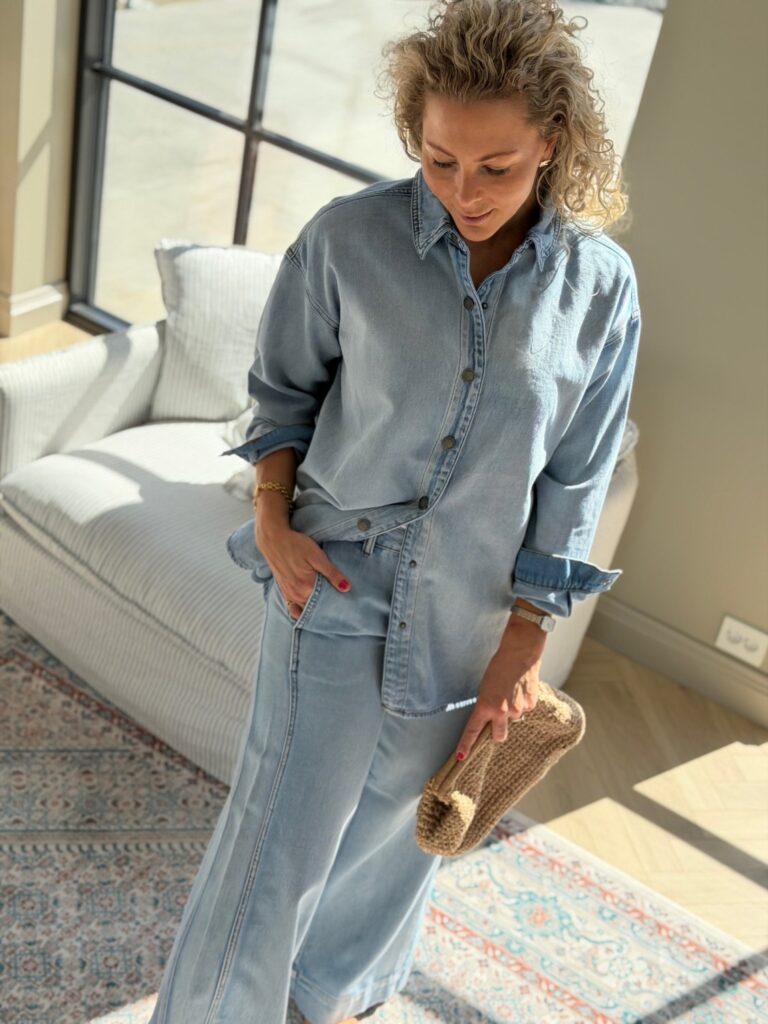 My Essential Wardrobe Hilma X-Wide Pant Light Blue 32″